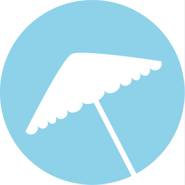 雨伞设备野餐形象图片下载