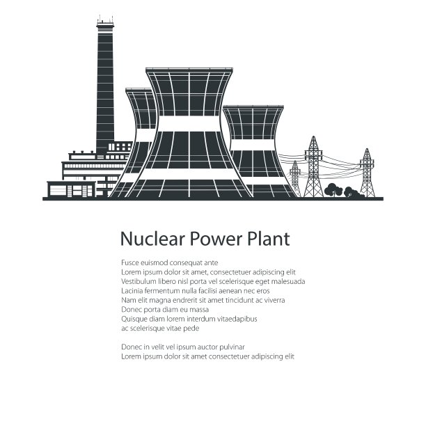 核电厂海报宣传册设计图片下载