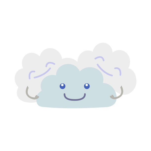 卡通人物天气预报标志友好图片下载