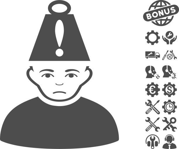 头部压力图标与工具奖金图片下载