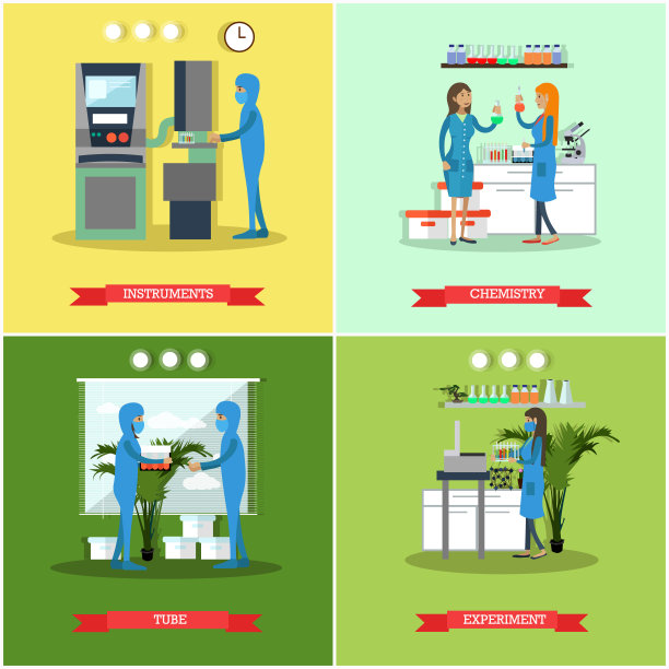 一套科学研究实验室图片下载