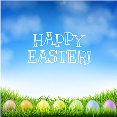 复活节快乐明信片图片下载