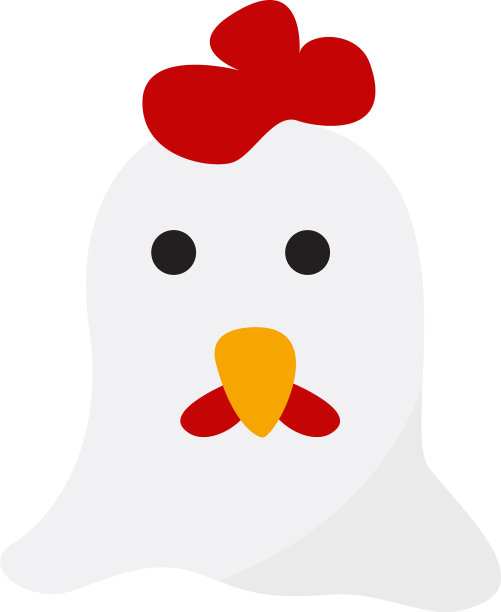 卡通图片的脸是可爱的白色图片下载