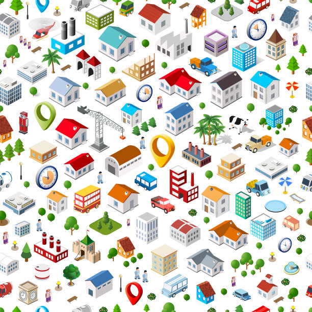 城市无缝的重复图片下载