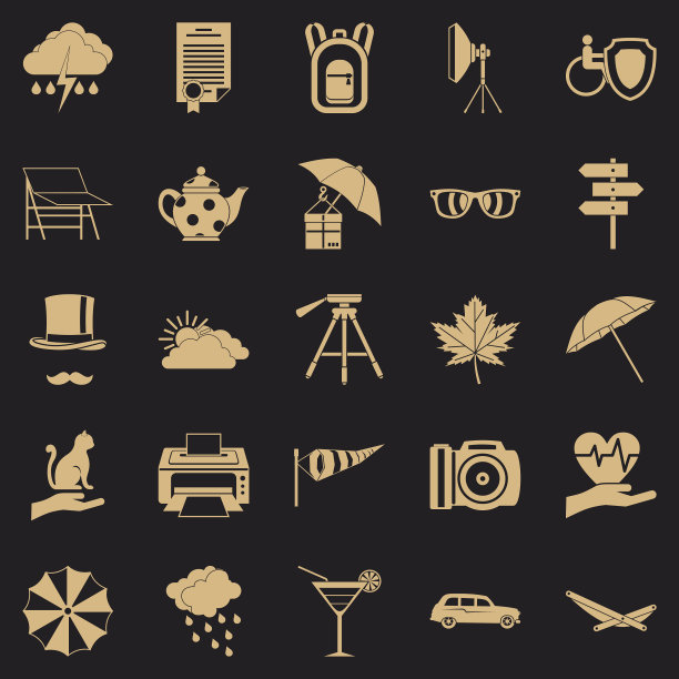 风图标设置简单的风格图片下载