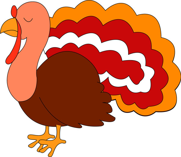 火鸡的卡通图片图片下载