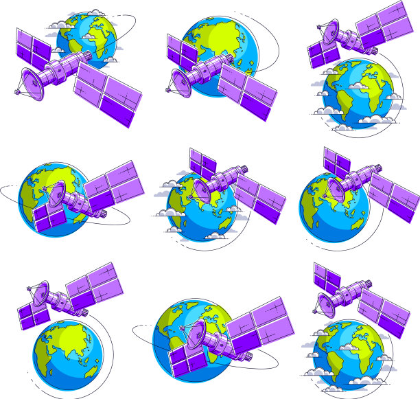 轨道通信卫星图片下载