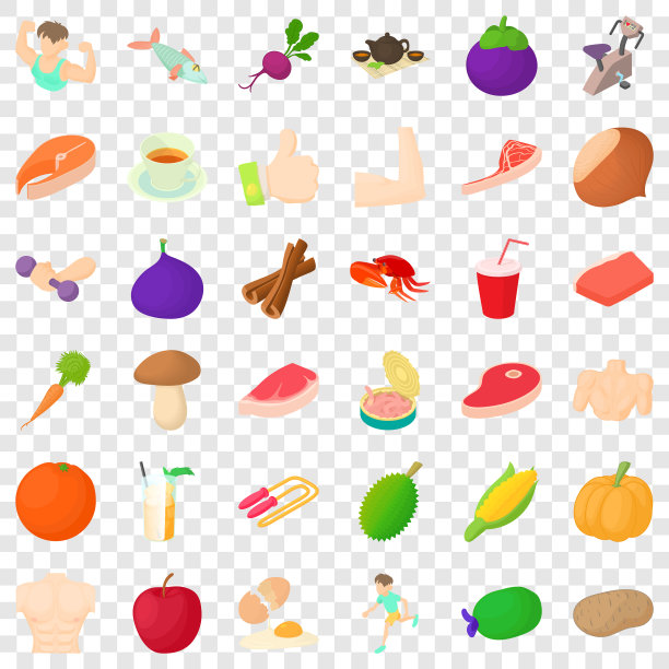 平衡图标设置卡通风格图片下载