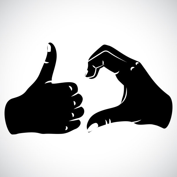 friendzoned手的形状图片下载