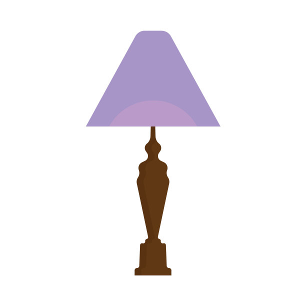 台灯亮风格电气标志图标图片下载