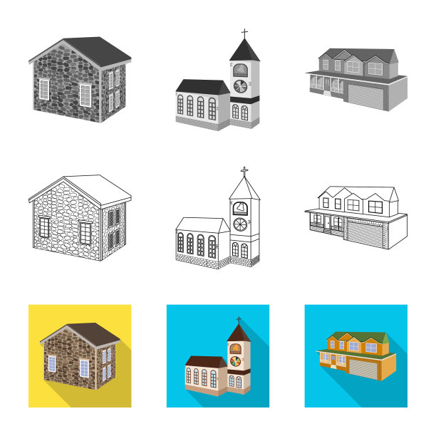 门面及房屋标志图片下载