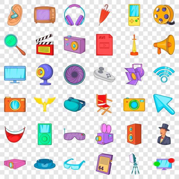 相机图标设置卡通风格图片下载