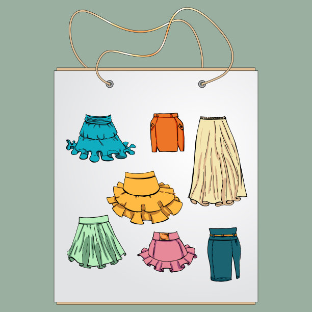 购物袋与礼品袋的形象图片下载