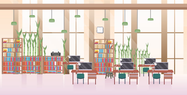 空无一人的开放空间创造性的共同工作图片下载