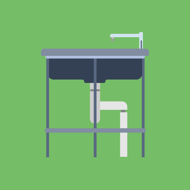 水槽平面图标浴室水龙头设备厨房图片下载