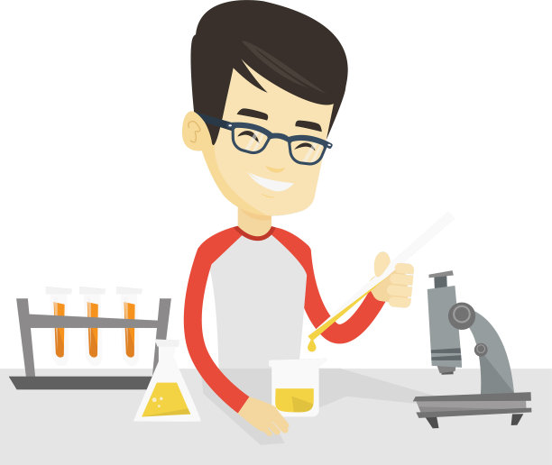 在实验班工作的学生图片下载