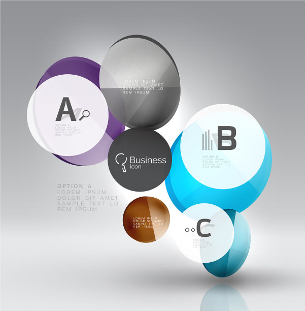 玻璃圆横幅图片下载