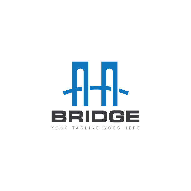 桥标志和图标设计模板图片下载