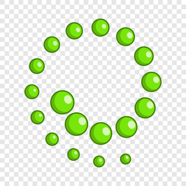 圆形扭曲成螺旋图标卡通风格图片下载