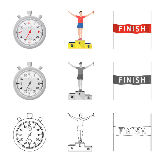 运动与胜利者的象征图片下载