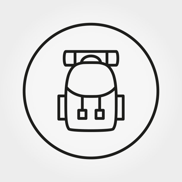 背包徒步图标编辑薄图片下载