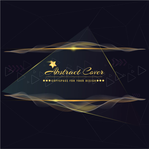 暗罩设计采用抽象实心模板图片下载