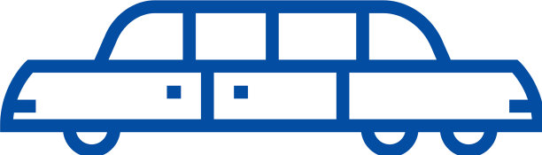 豪华轿车线图标概念豪华轿车扁平图片下载