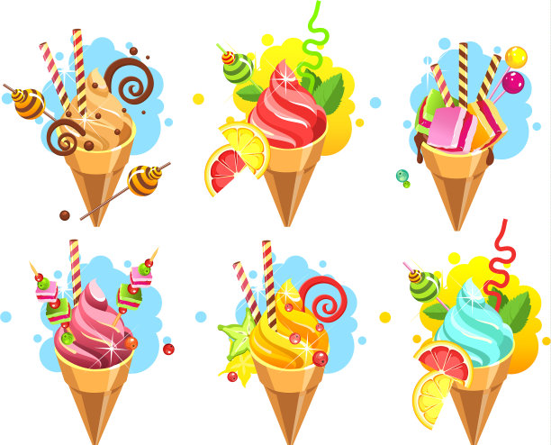 一套冰淇淋图片下载