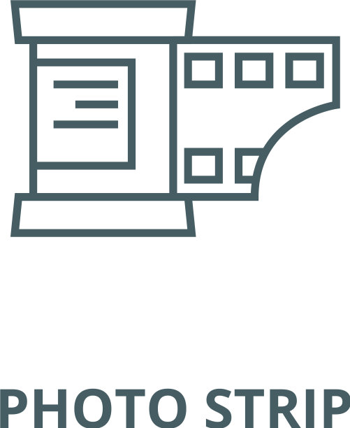 照片条纹线条图标线性概念图片下载