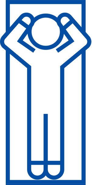 男人放松在海滩线图标概念男人图片下载