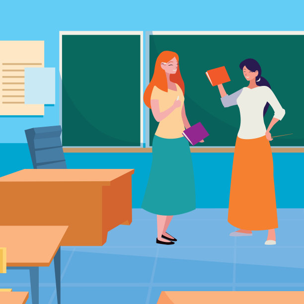 女教师在教室里配对图片下载