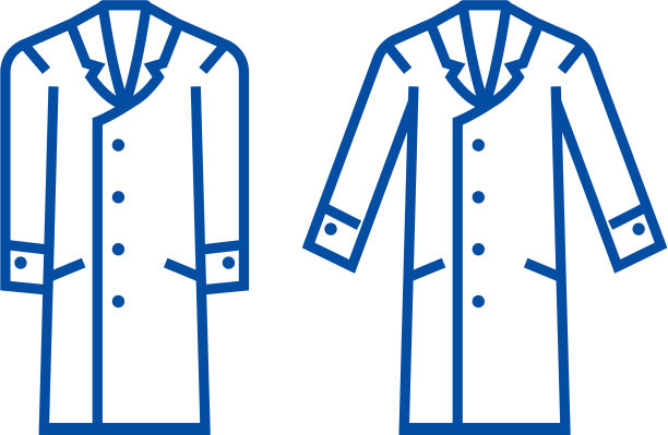 男士大衣系列图标概念男士大衣平图片下载