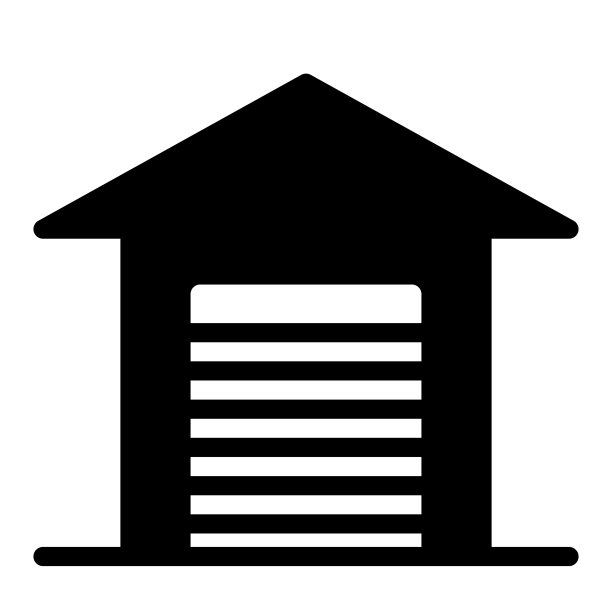 车库固体图标汽车车库图片下载