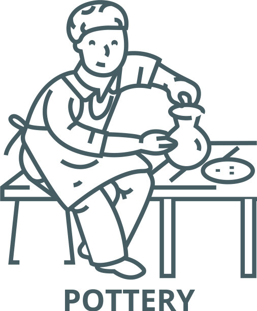 陶艺家线陶艺家线图标图片下载