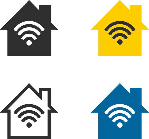 家庭无线网络图标图片下载