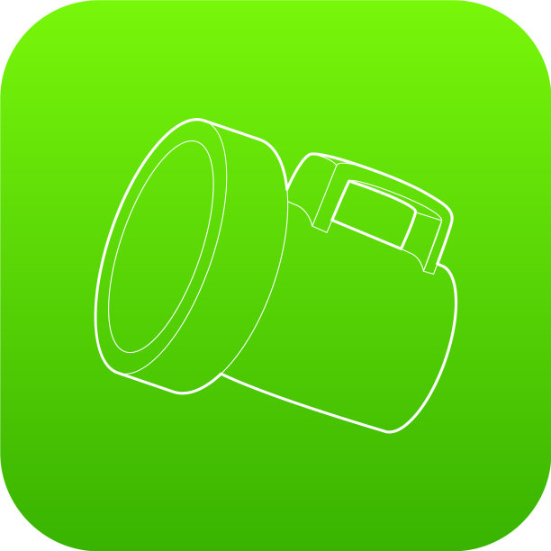 绿色灯笼图标图片下载