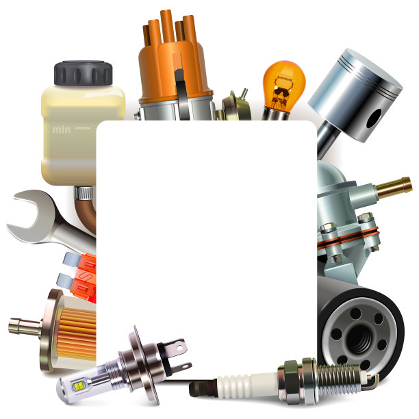 毛坯框架与汽车零件图片下载