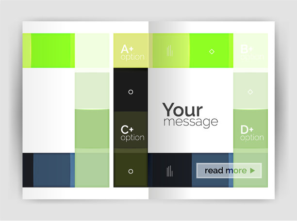 封面和封底均设a4大小版面业务图片下载