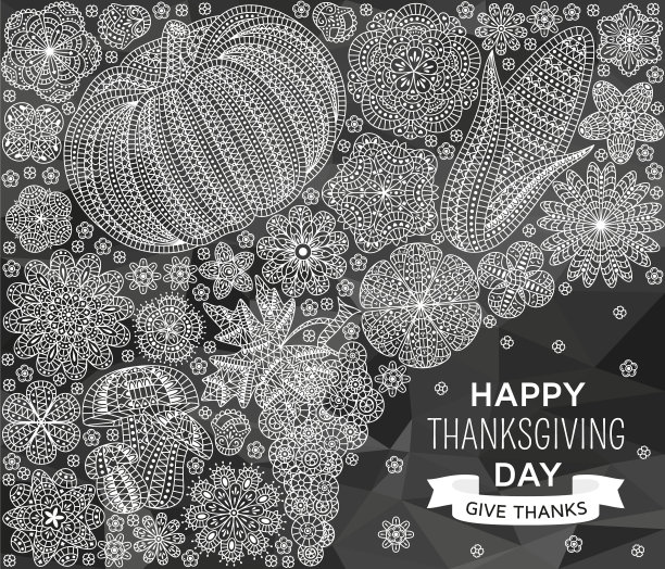 感恩节快乐与创意背景图片下载