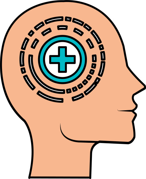 头部轮廓与加号图片下载