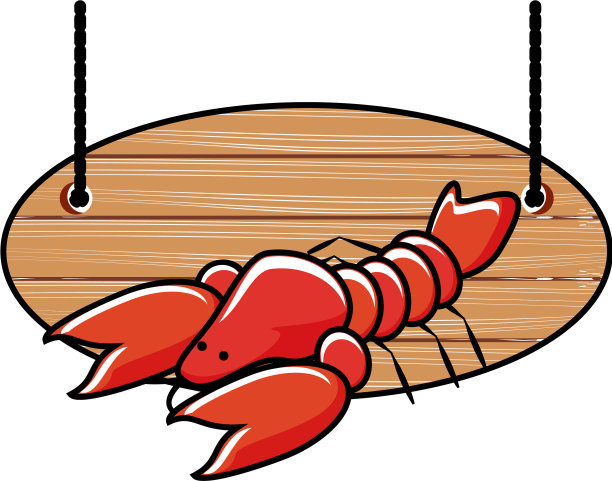 美味的龙虾海鲜图标图片下载