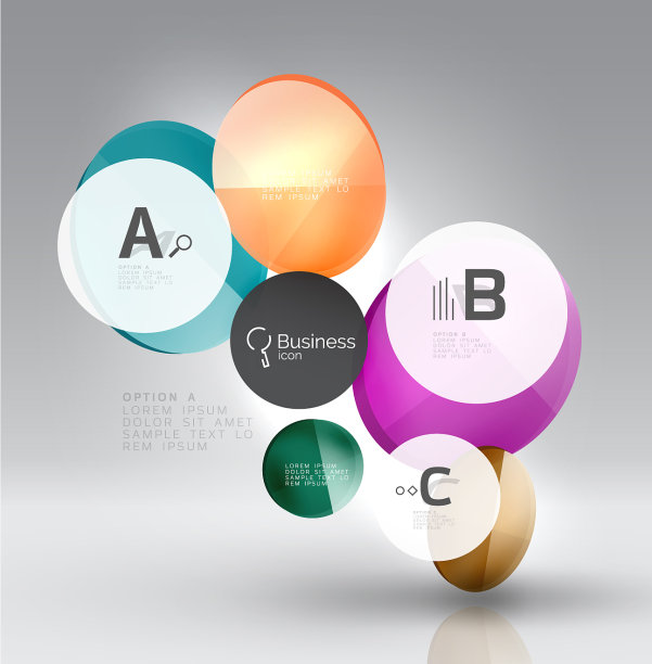 圆抽象背景图片下载