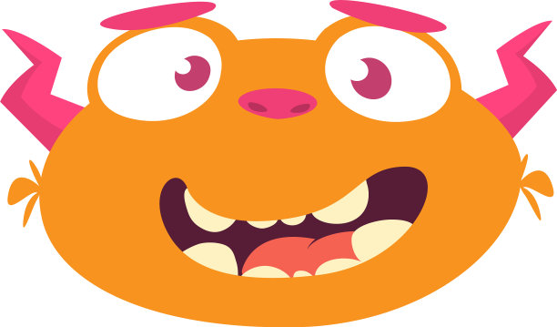 可爱的卡通外星人人形怪物图片下载