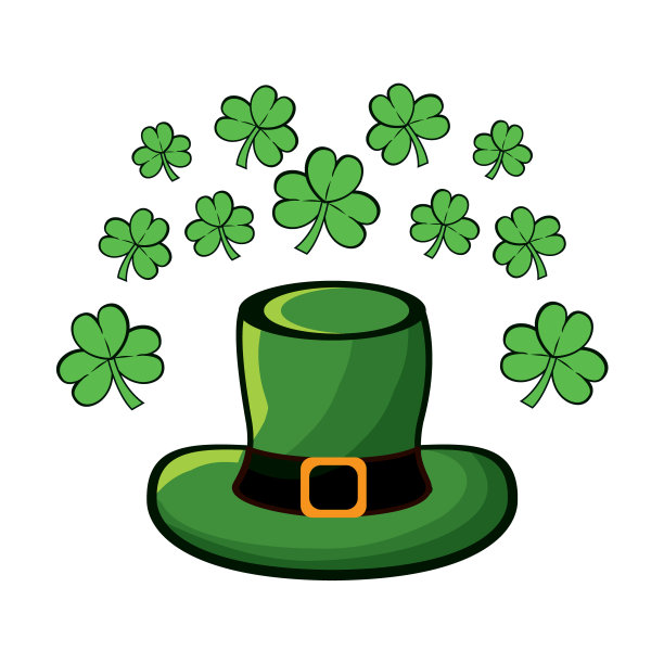 三叶草帕特里克日图标图片下载