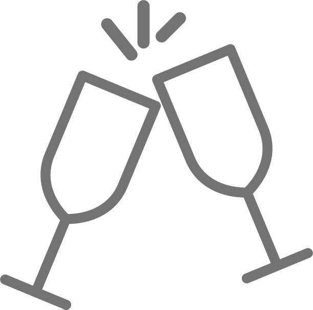 两杯碰杯行图标图片下载