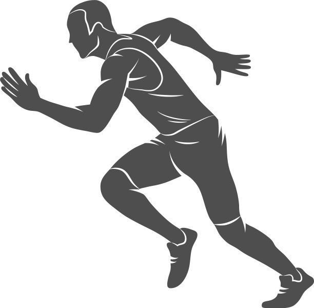 运行的短跑运动员图片下载
