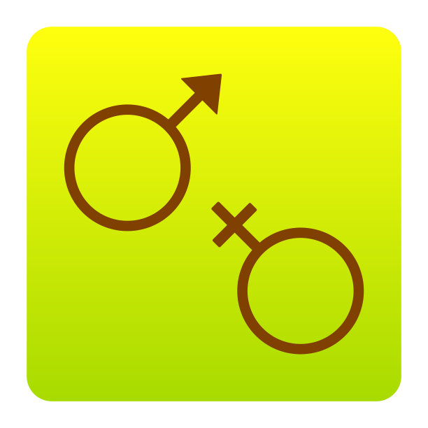 性感标志，棕色图标，绿色图标图片下载