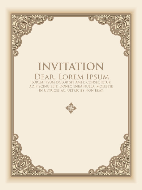 花和几何字母框架在浅灰色图片下载