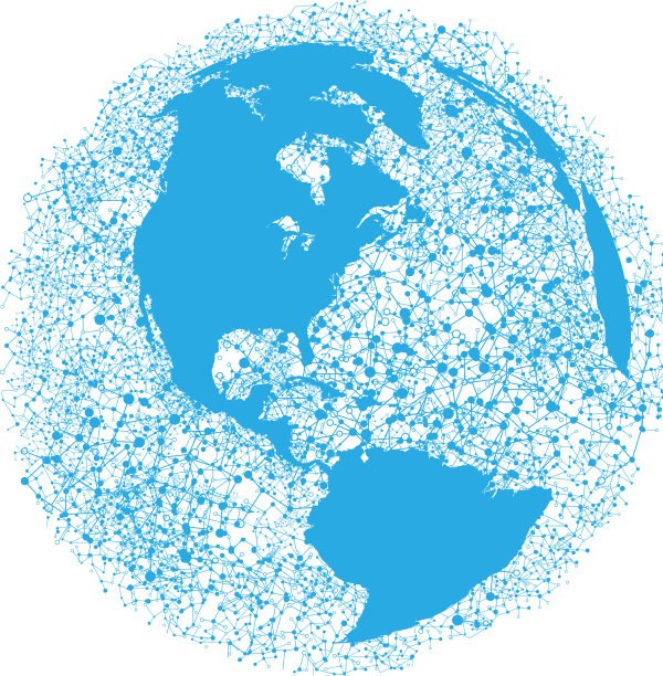 世界地球仪在白色的背景图片下载