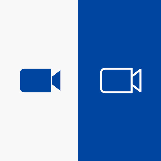 相机图像基本的用户界面线和符号固体图标图片下载